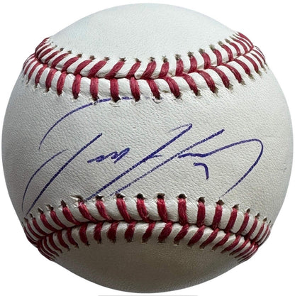 Jackson Holliday Autographed Official Major League Baseball (Beckett)