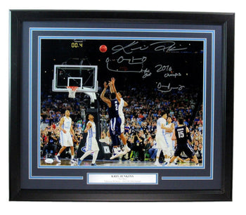 Kris Jenkins Autographed 2016 The Shot 16X20