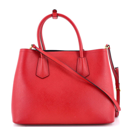 Prada Cuir Double Tote Saffiano Leather Medium