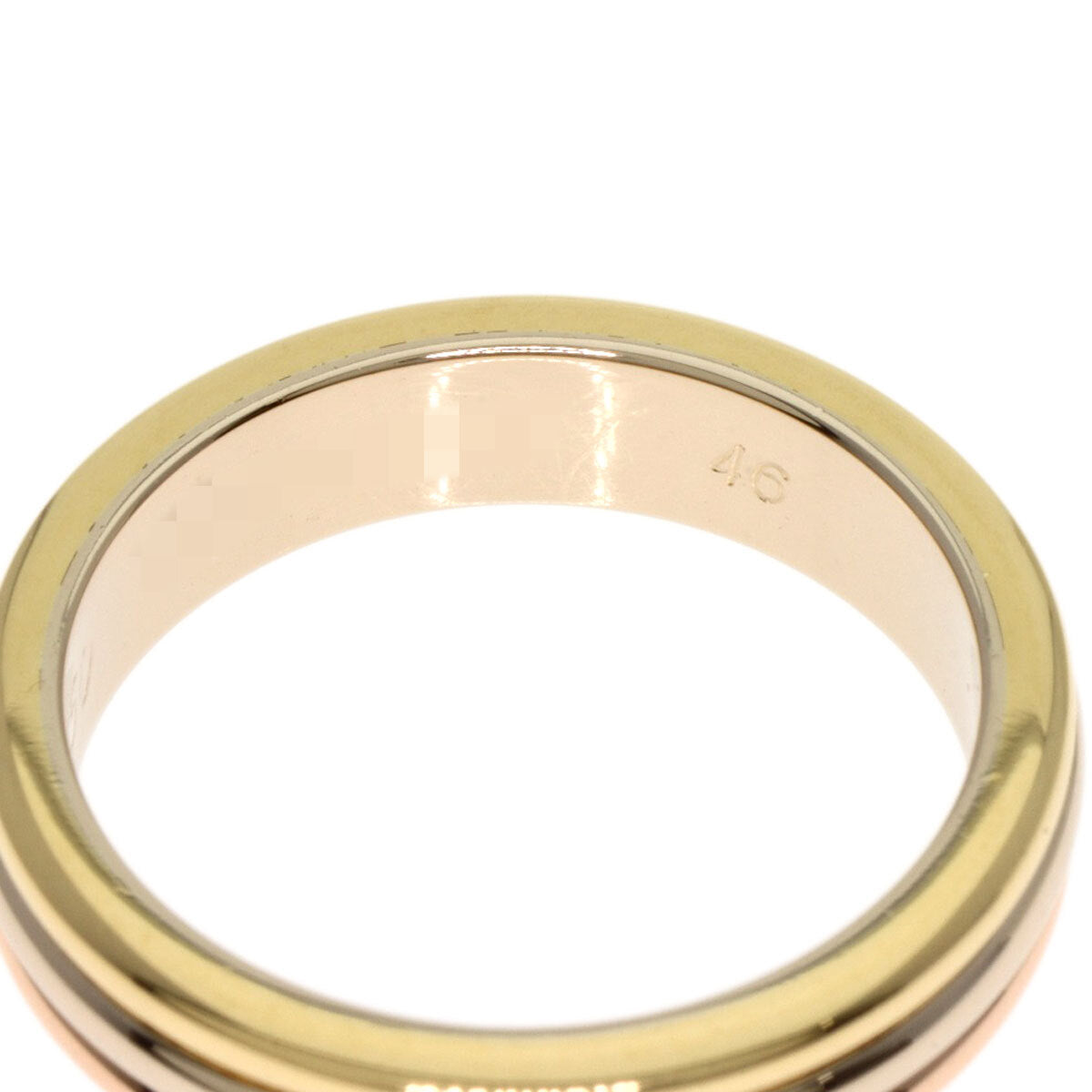 Cartier   Ring Three Colors # 46 K18 Yellow Gold