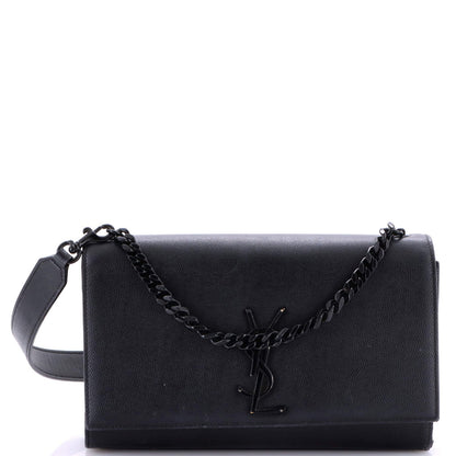 Saint Laurent Classic Monogram Shoulder Bag Leather