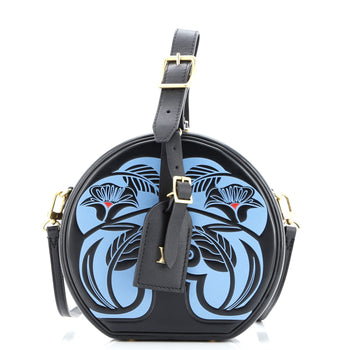 Louis Vuitton Petite Boite Chapeau Bag Anachro Bleu Printed Calfskin