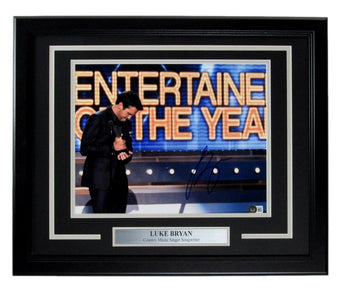 Luke Bryan Autographed 11X14 Photo Country Music