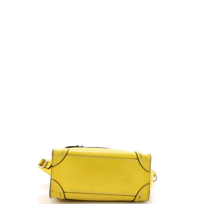 Celine Luggage Bag Grainy Leather Nano