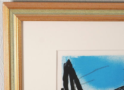 Franois Bret - 'Hands On The Wheel' Limited Edition Lithograph, Signed, Framed