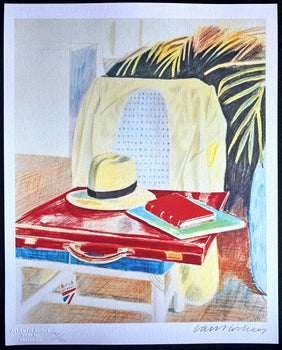 David Hockney Lithograph From A Painting 