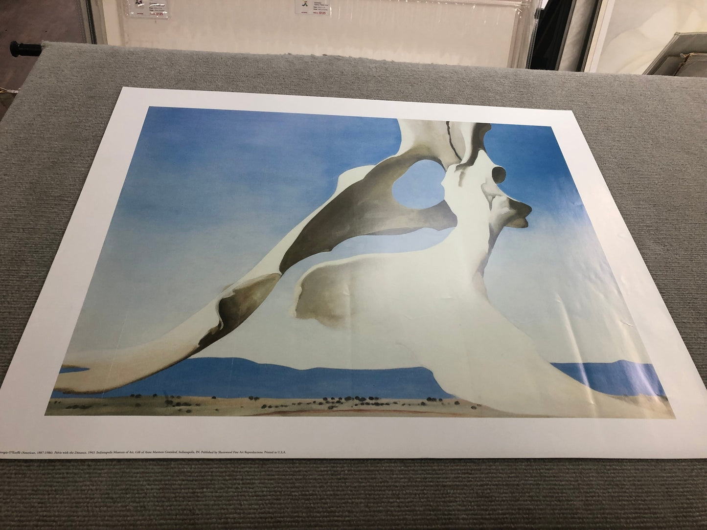 Georgia O'Keeffe Pelvis With The Distance " Offset Lithograph Moder