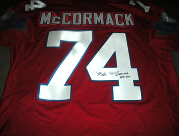 Mike Mccormack Kansas Jayhawks W/Coa Signed