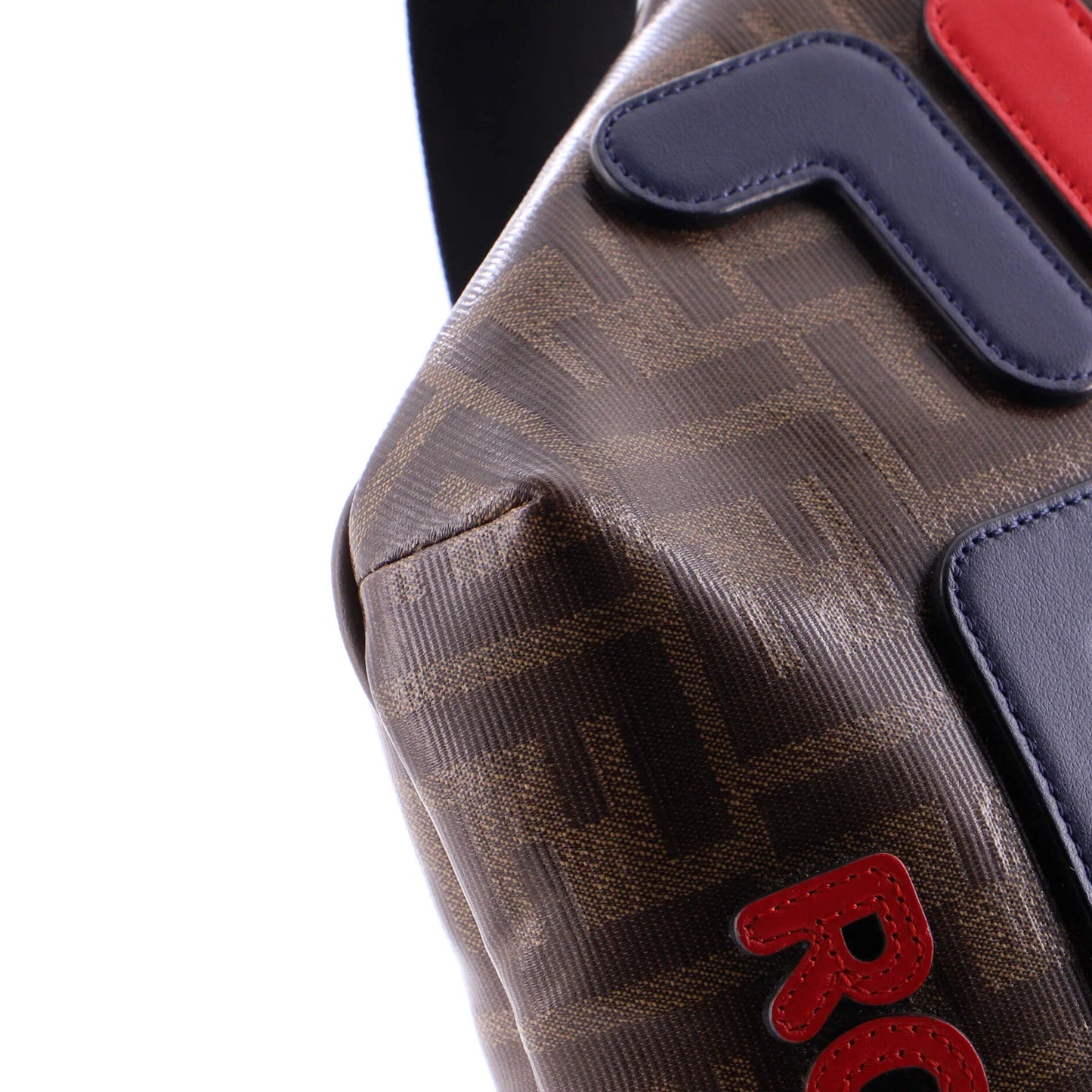 Fendi Mania Logo Waist Bag Zucca Coated Canvas