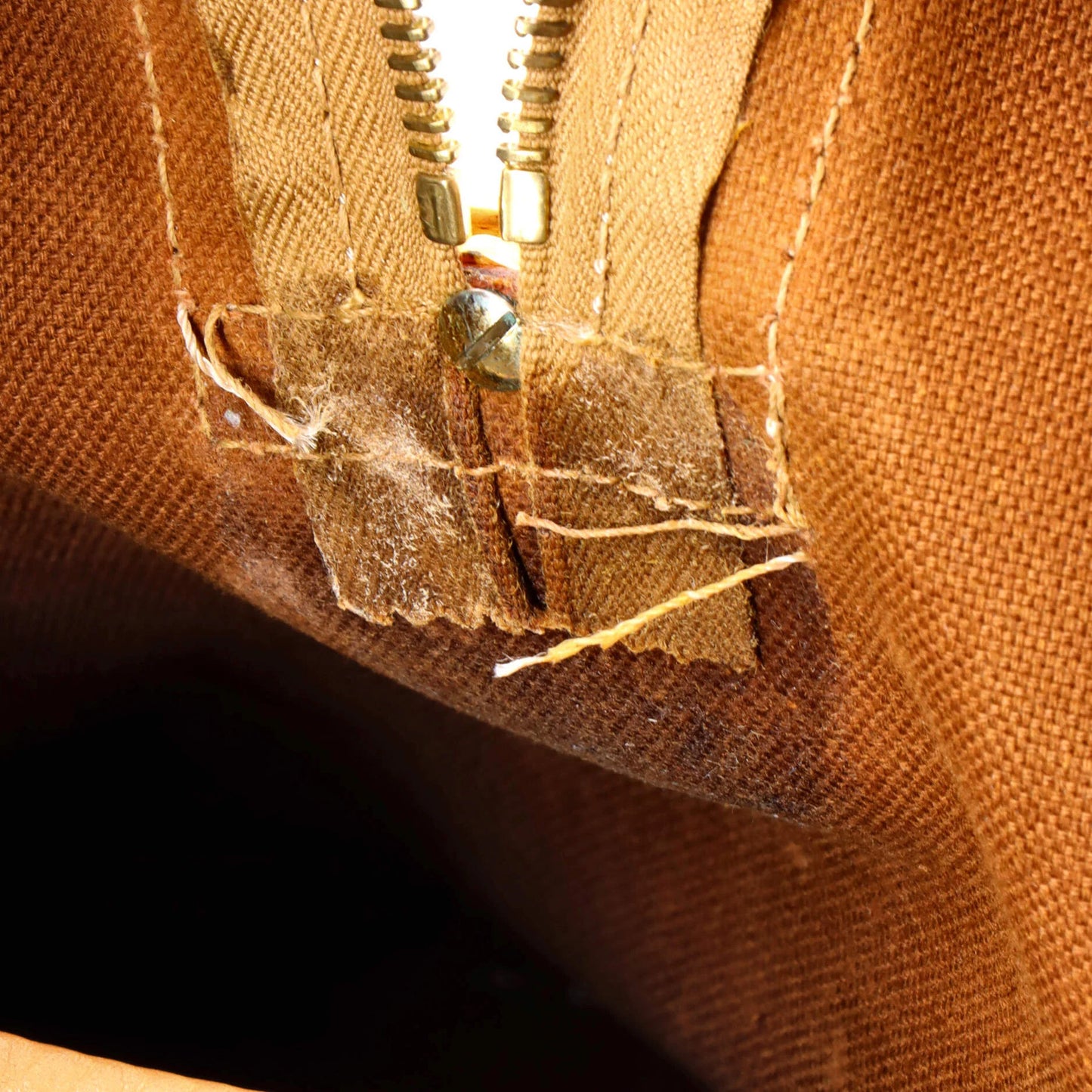 Celine Vintage Duffle Bag Macadam Coated Canvas Large