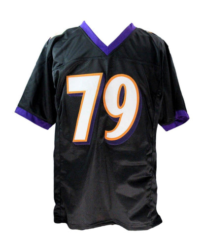 Ronnie Stanley Autographed Baltimore Ravens Custom Jersey Jsa 186824