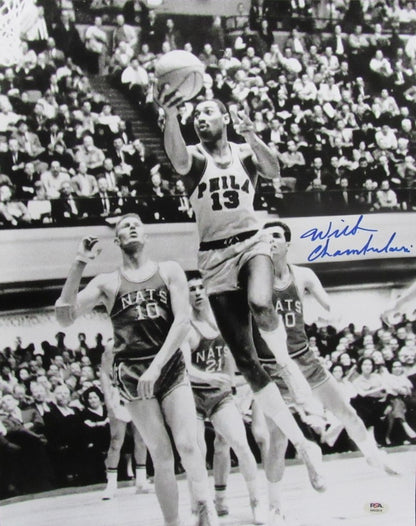 Wilt Chamberlain Signed/Autographed 16X20 Photo