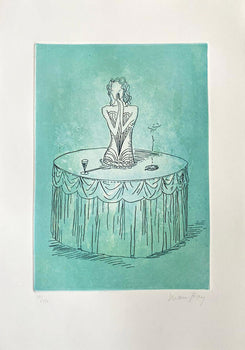 Man Ray Handmade Etching Signed And Numbered Rare