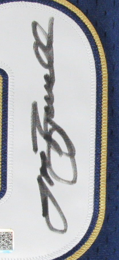 Jeff Bagwell Hof Autographed Mitchell & Ness Blue