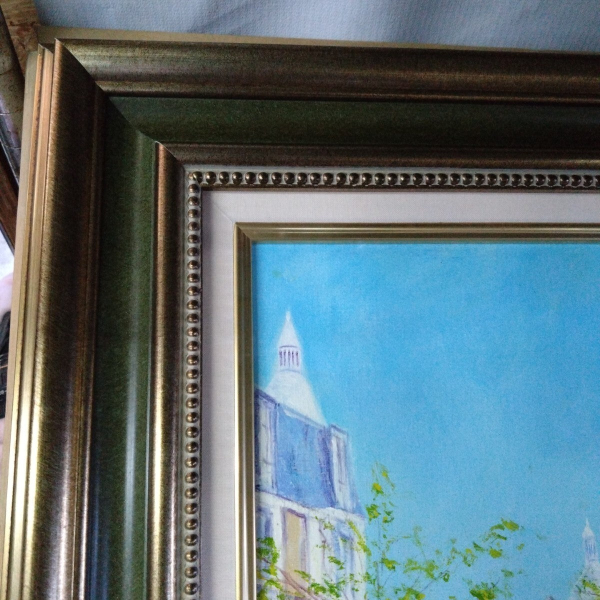 Michel Meszkour Place Du Tertre, Montmartre Original Oil Painting 2006 Signed