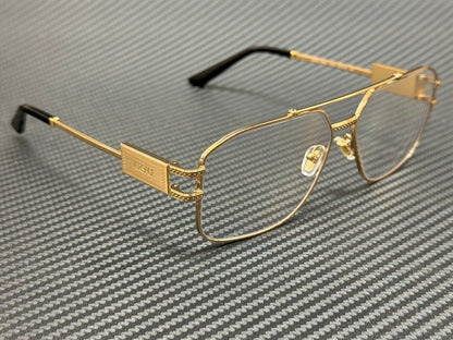Versace Ve1302 1002 Gold Men'S 59 Mm Eyeglasses