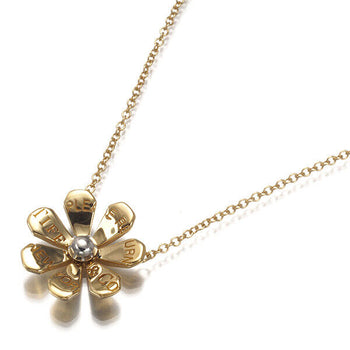 Tiffany&Co. Necklace Return To Tiffany Love Bugs Flower 18K Yg/925 Silver