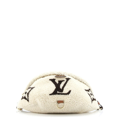 Louis Vuitton Bum Bag Monogram Giant Teddy Fleece
