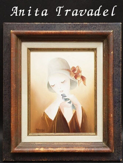 Anita Travadel (British) Original Painting Oil On