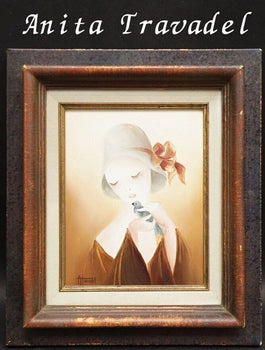 Anita Travadel (British) Original Painting Oil On
