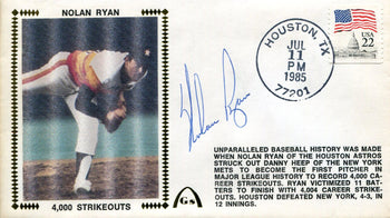 Nolan Ryan Autographed Gateway First Day Cover (Jsa)