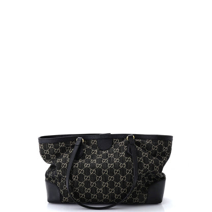 Gucci Ophidia Shopping Tote Gg Denim Medium