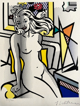 Roy Lichtenstein Lithograph Coa Original Signed