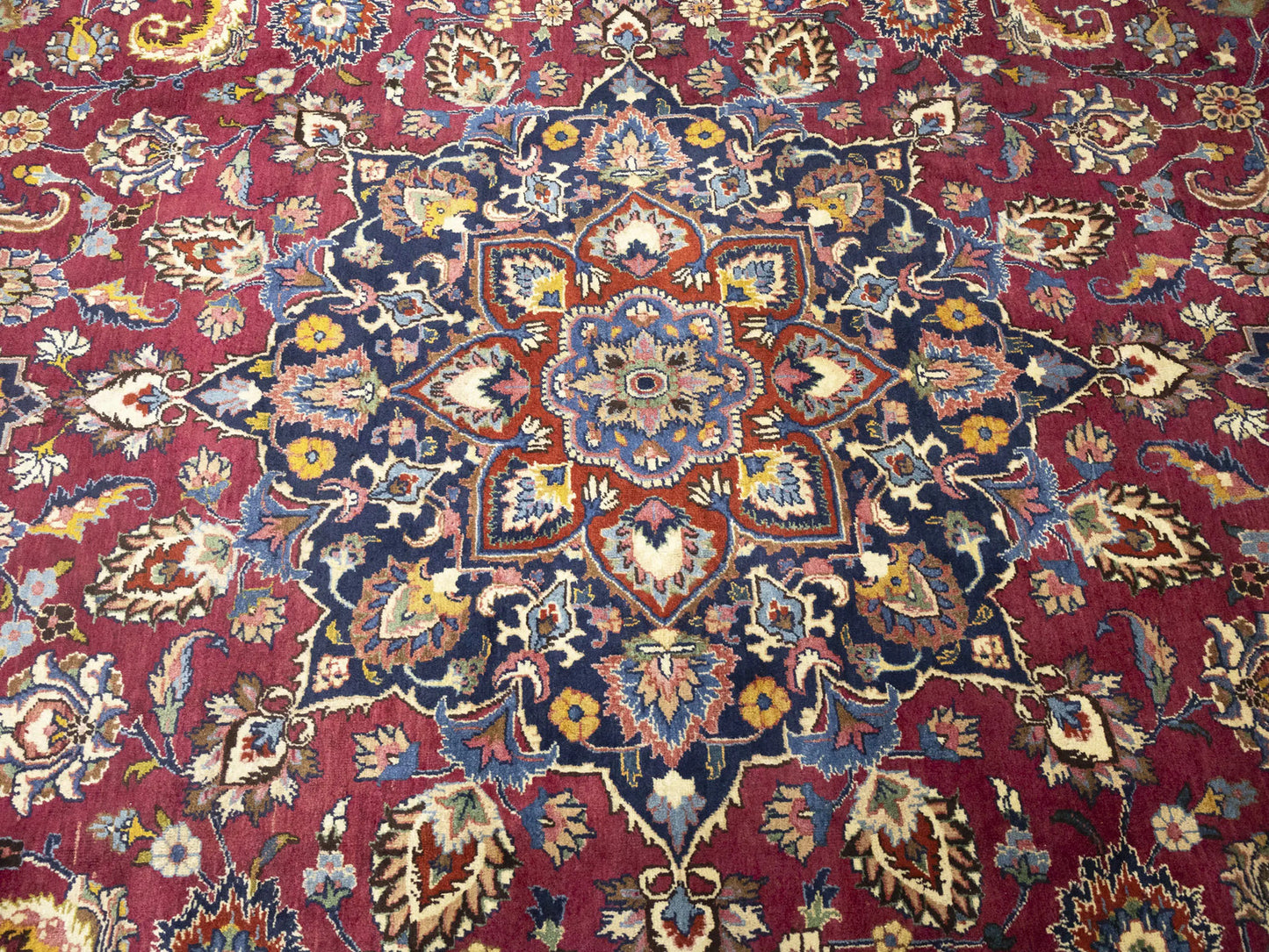 Handmade Traditional Classic Floral Style Oriental Rug Wool Home Carpet 10X13