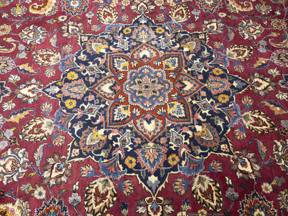 Handmade Traditional Classic Floral Style Oriental Rug Wool Home Carpet 10X13