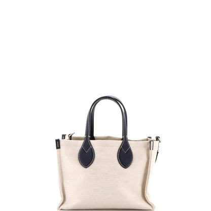 Gucci Logo Shopper Tote Printed Canvas Small