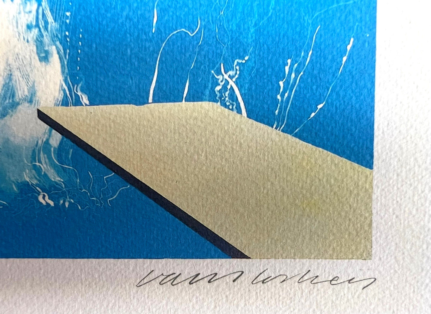 David Hockney Lithograph Handmade Coa Signed Op Numbered By Hand **