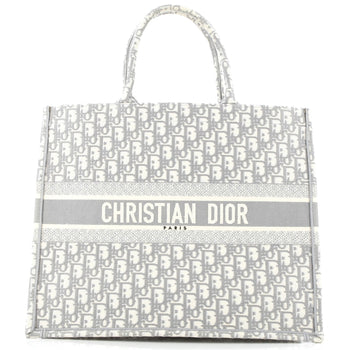 Christian Dior Book Tote Oblique Canvas Large