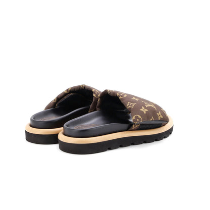 Louis Vuitton Women'S Pool Pillow Comfort Mule Sandals Monogram Nylon