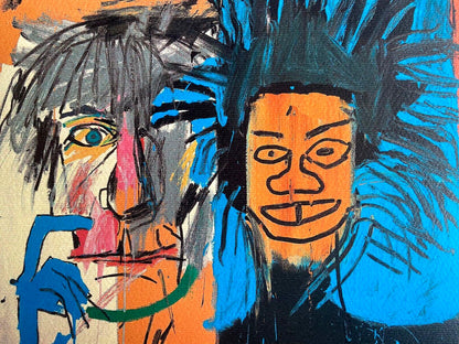 Jean Michel Basquiat & Andy Warhol Coa Signed Numbered By Hand #