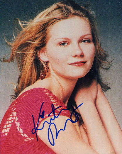 Kirsten Dunst Autographed 8X10 Photo