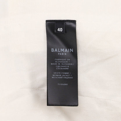 Balmain Women'S Double Breasted Blazer Viscose