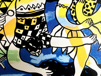 Fernand Lger "Circus" Lithograph Coa Numbered Signature Stamp