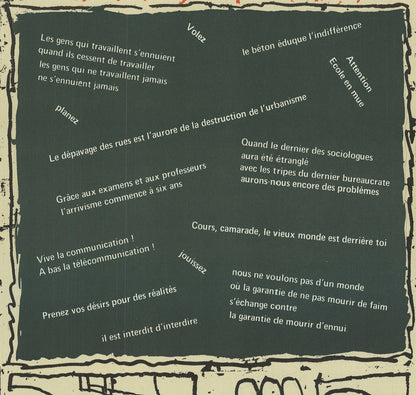 Pierre Alechinsky L'Imagination Prend Le Pouvoir " Offset Lithograph 196