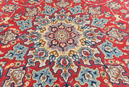 Vintage Handmade Oriental Rug 10X13 Traditional Floral One of a Kind Carpet