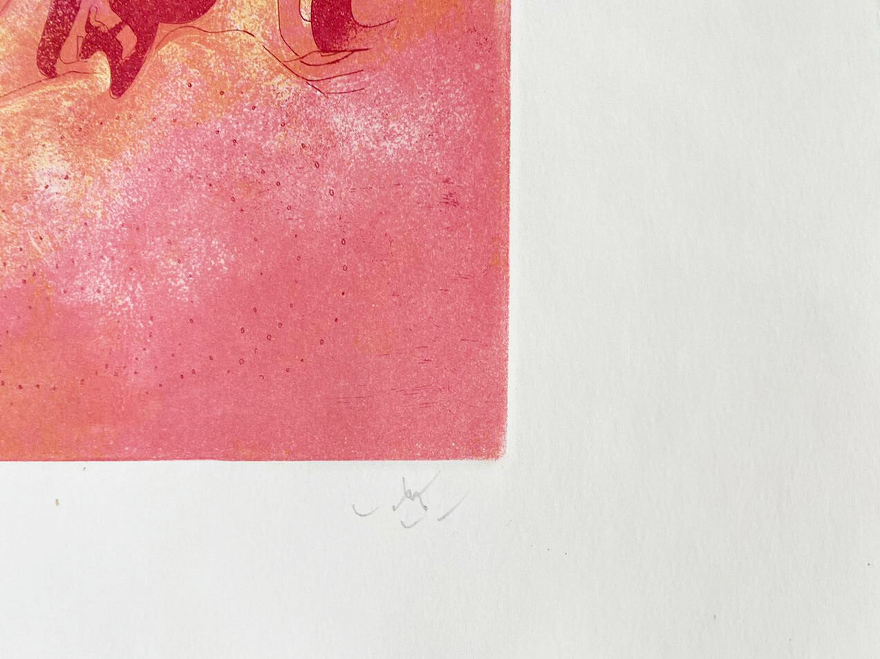 Roberto Sebastian Matta Engraving Hand Signed Numbered In Pencil