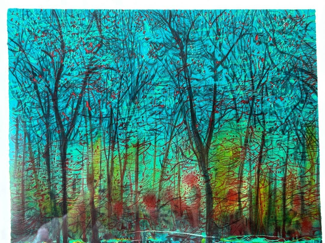 Jean Carzou Lithograph "Versailles, Le Bassin De Crs" 1995 Signed Numbered Coa