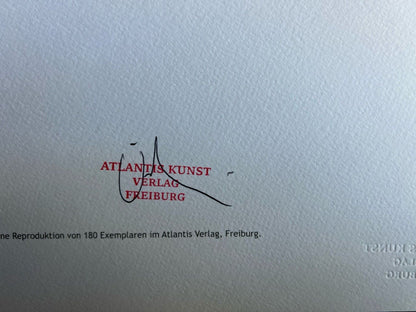 Lucio Fontana Lithograph