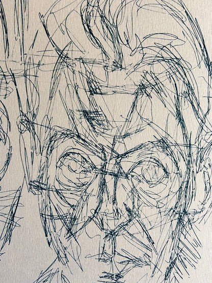 Alberto Giacometti Lithograph Certificated Numbered Coa Signed