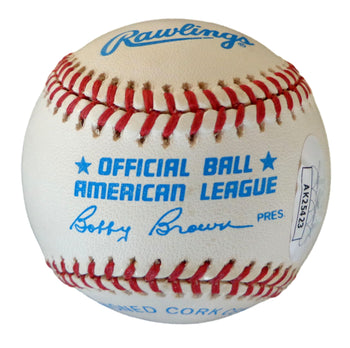 Lyman Bostock Sr Autographed Onl Baseball Negro League Black Barons Jsa 179838