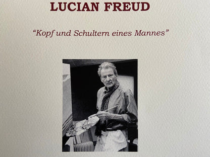 Lucian Freud Lithograph Coa Signed Numbered (Francis