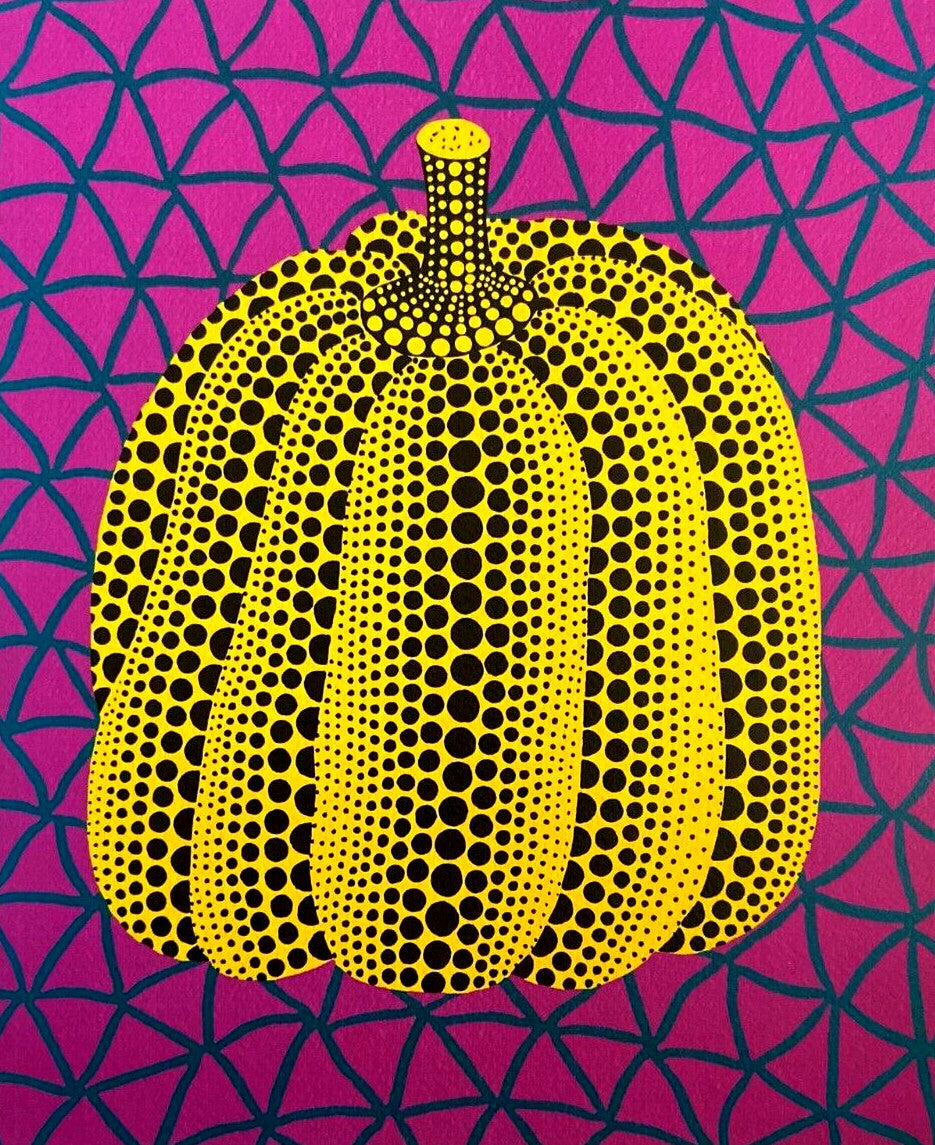 Yayoi Kusama Lithograph Mori Limited Edition 200 Museum COA