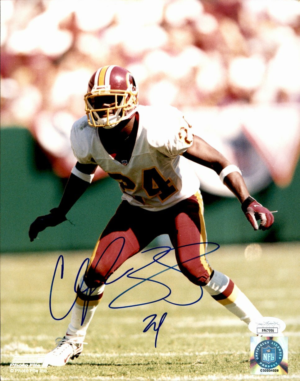 Champ Bailey Washington Redskins Hof Signed/Autographed  8X10 Photo Jsa 161552