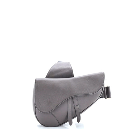 Christian Dior Saddle Crossbody Bag Leather