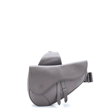 Christian Dior Saddle Crossbody Bag Leather