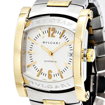 Bvlgari Assioma Aa44Sg Date K18Yg/Ss 34Mm Assioma